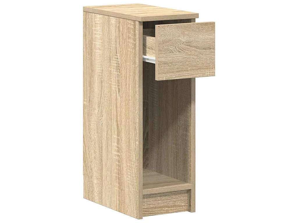 Mesa de cabeceira com gaveta 20x36x60 cm carvalho sonoma