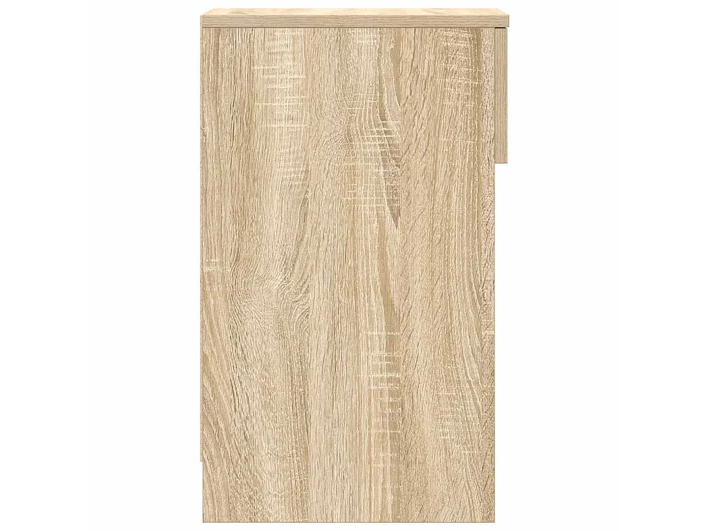 Mesa de cabeceira com gaveta 20x36x60 cm carvalho sonoma