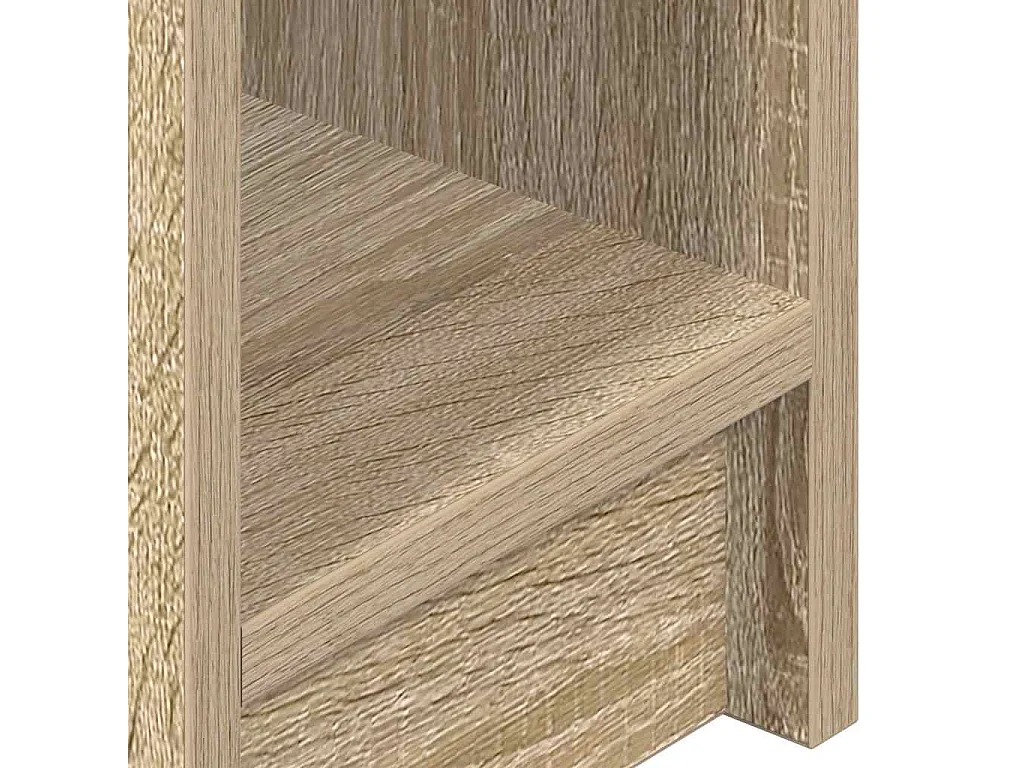 Mesa de cabeceira com gaveta 20x36x60 cm carvalho sonoma