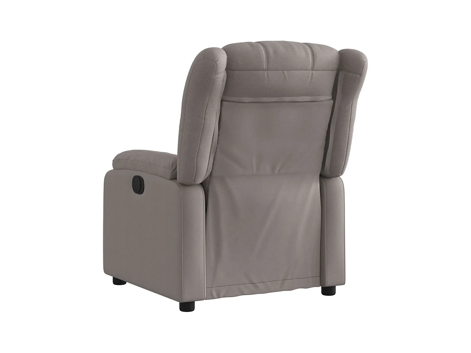 Fauteuil inclinable électrique Taupe Tissu
