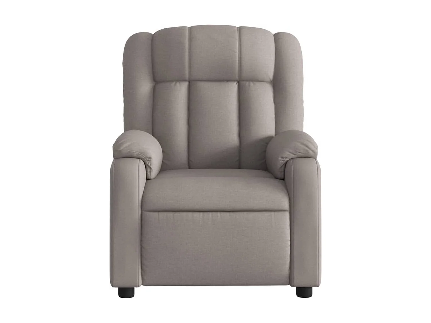 Fauteuil inclinable électrique Taupe Tissu