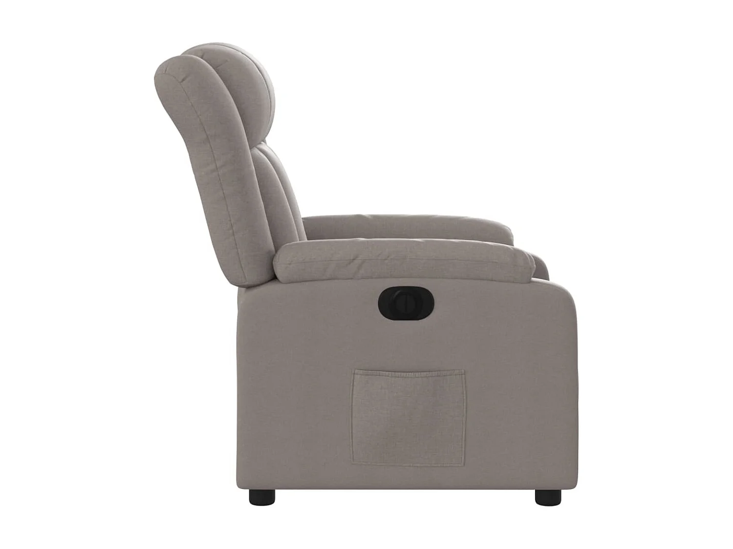 Fauteuil inclinable électrique Taupe Tissu