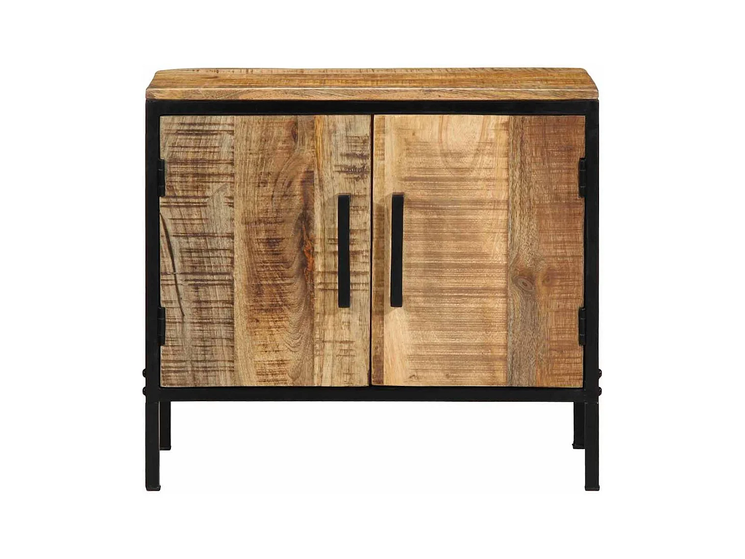 Cabinet de chevet Marron et noir 50 x 30 x 45 cm