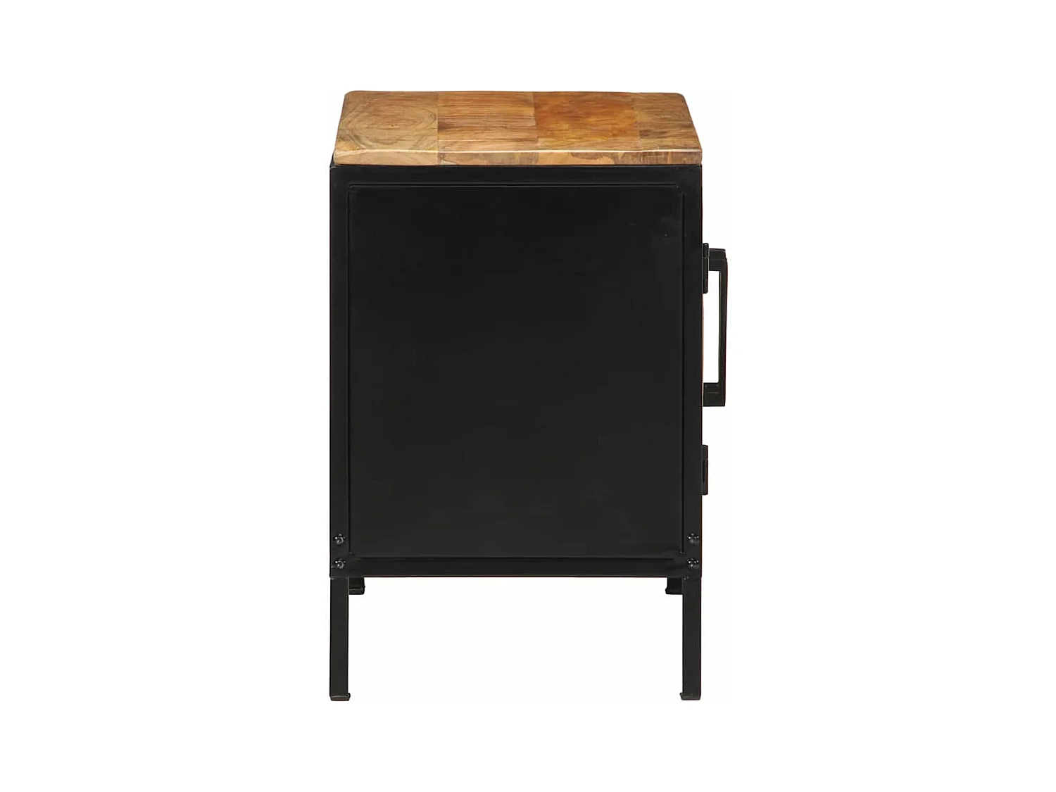 Cabinet de chevet Marron et noir 50 x 30 x 45 cm