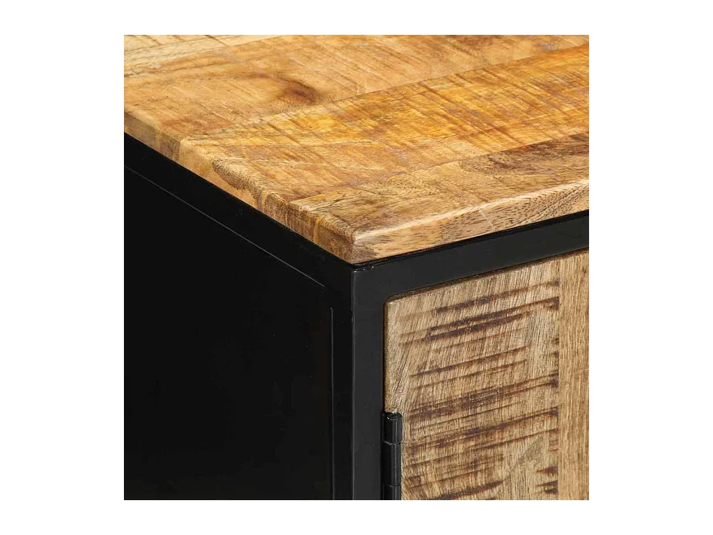 Cabinet de chevet Marron et noir 50 x 30 x 45 cm