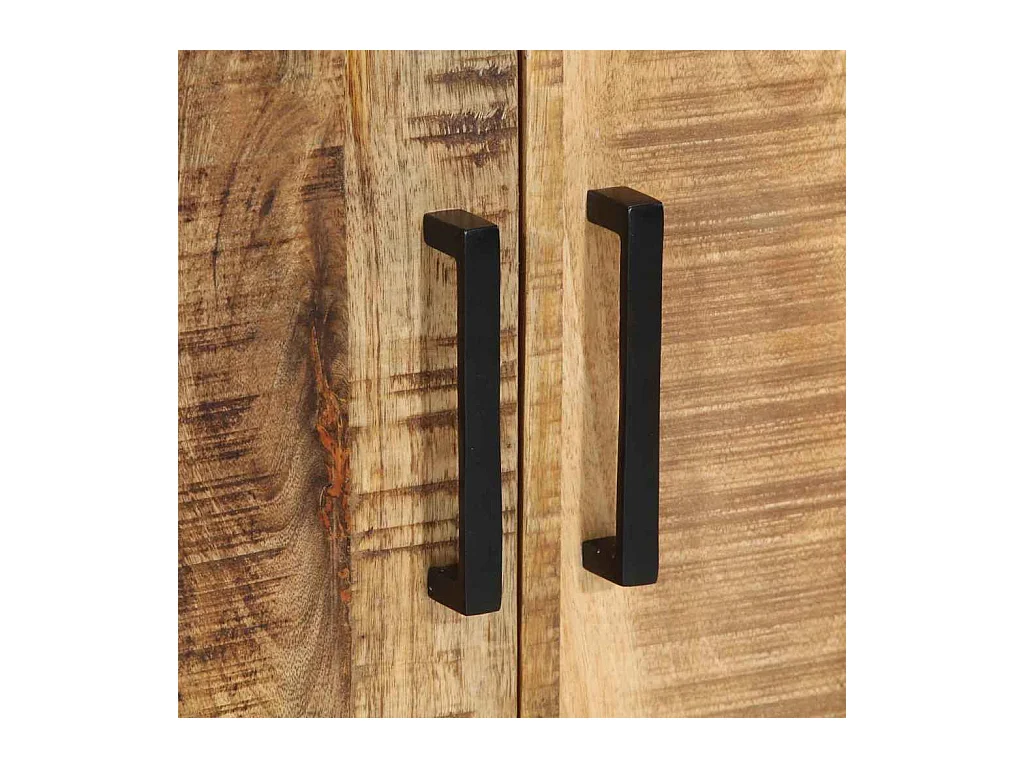 Cabinet de chevet Marron et noir 50 x 30 x 45 cm