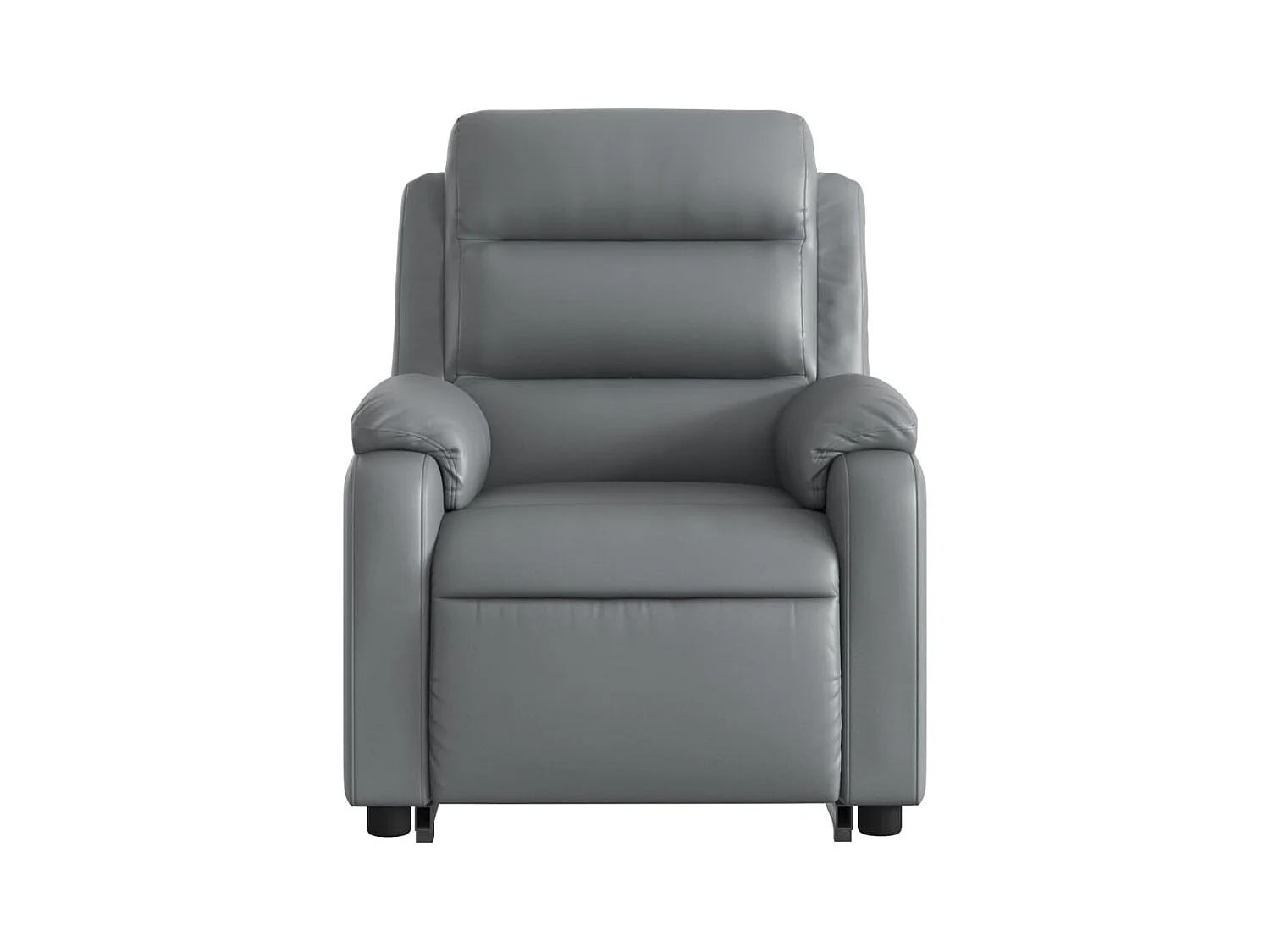Fauteuil inclinable électrique gris similicuir