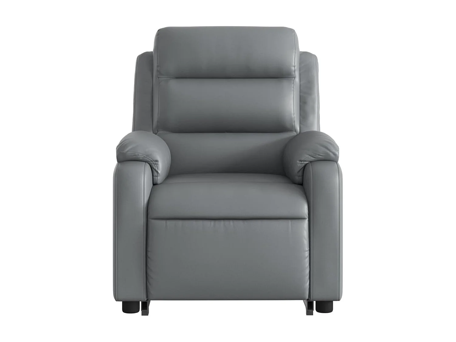 Fauteuil inclinable électrique gris similicuir