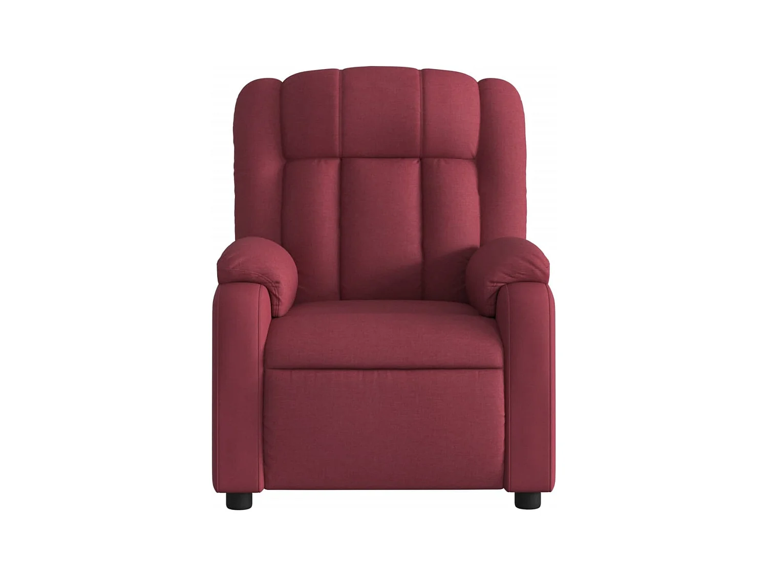 Fauteuil inclinable électrique Rouge bordeaux Tissu