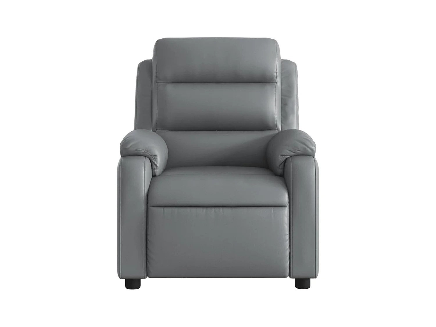 Fauteuil inclinable électrique Gris Similicuir