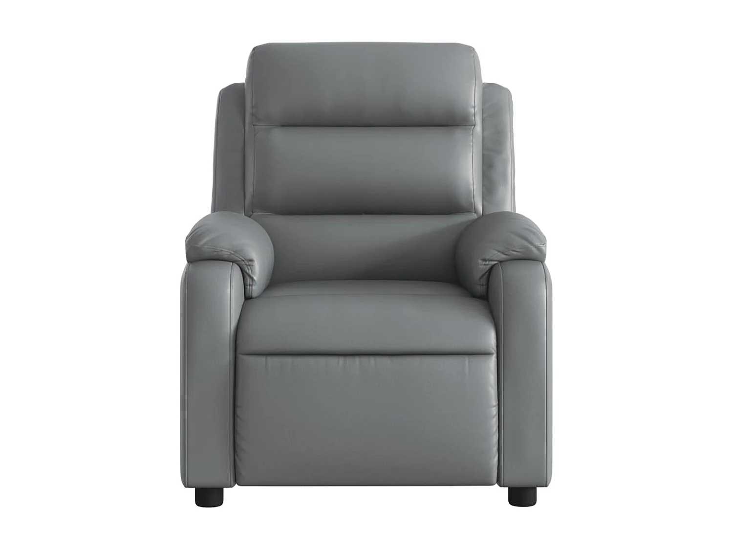 Fauteuil inclinable électrique Gris Similicuir