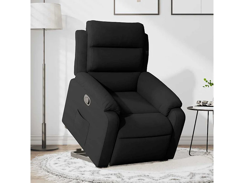 Fauteuil inclinable Noir Velours