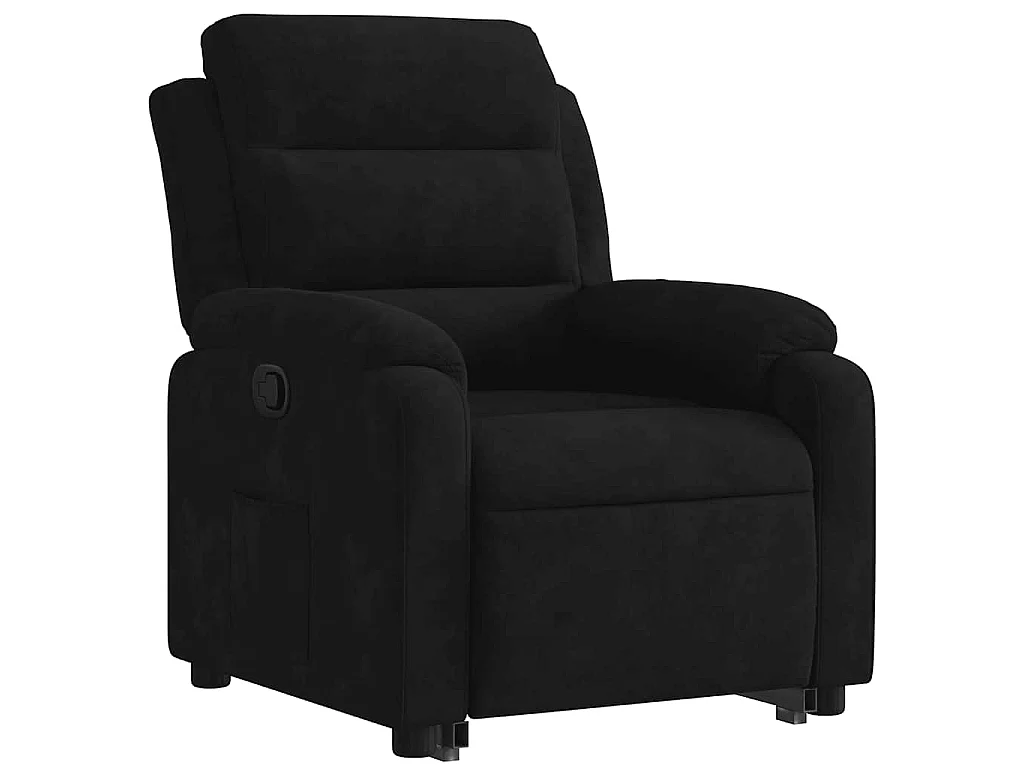 Fauteuil inclinable Noir Velours