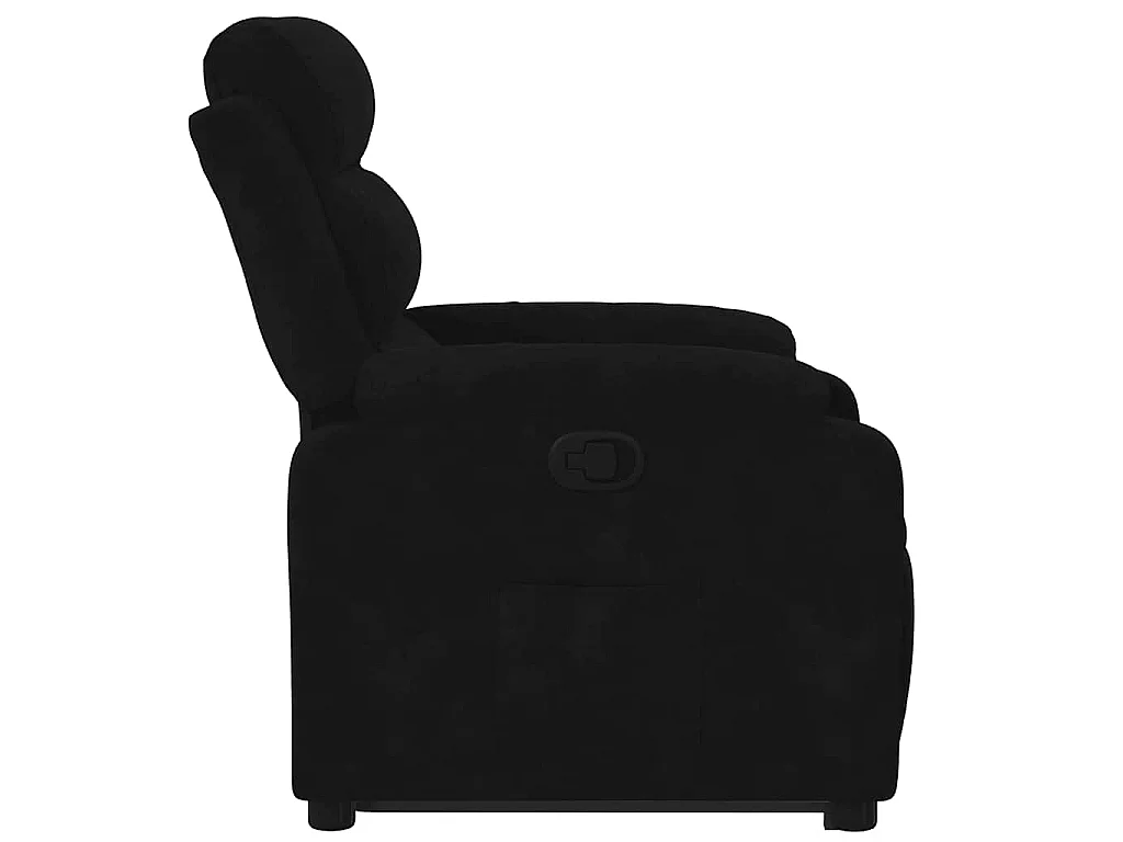 Fauteuil inclinable Noir Velours