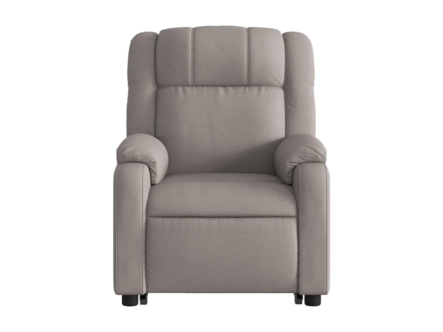 Fauteuil inclinable taupe tissu