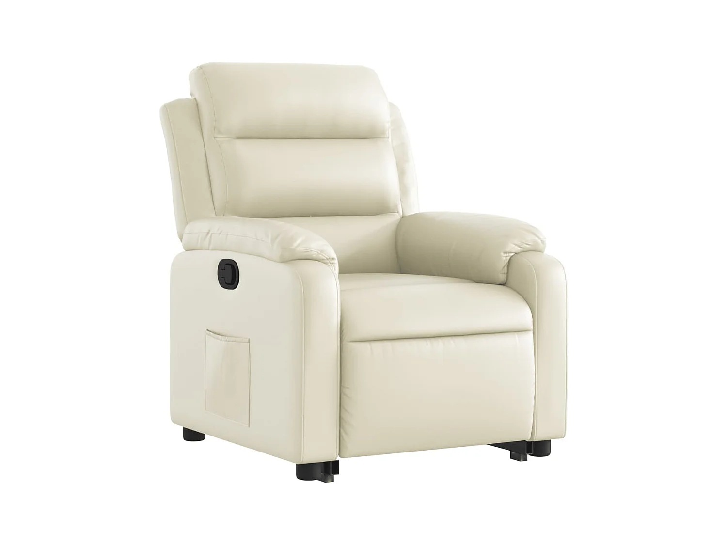 Fauteuil inclinable Crème Similicuir