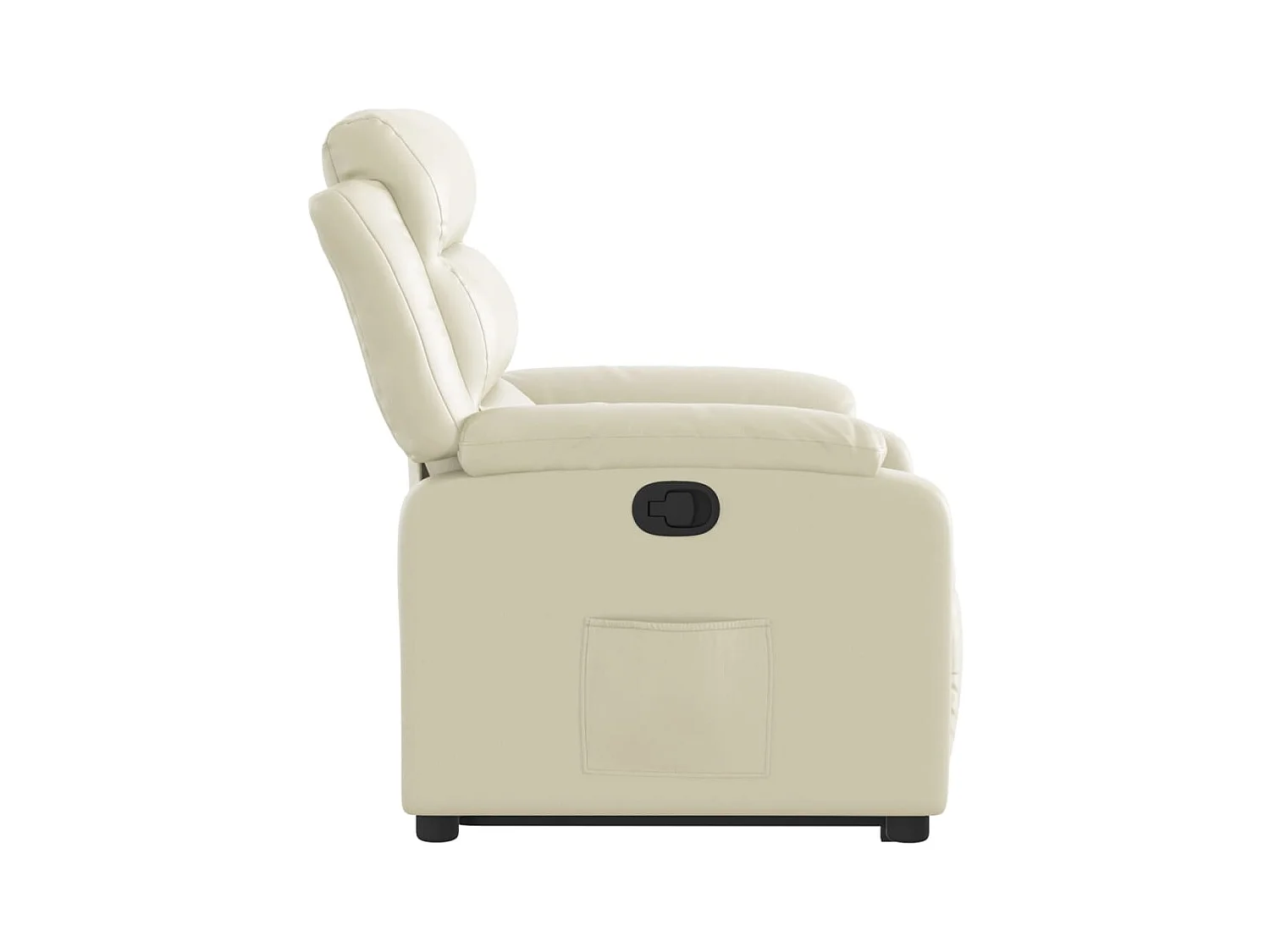 Fauteuil inclinable Crème Similicuir