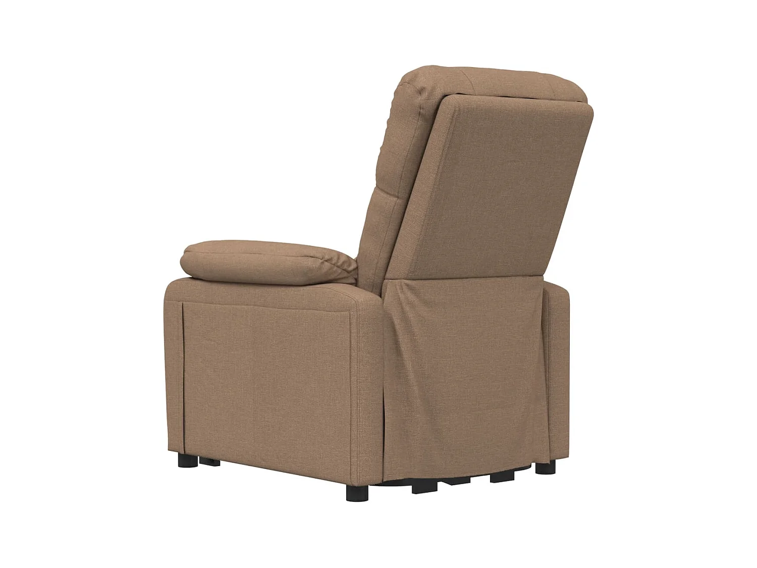 Fauteuil inclinable électrique Marron Tissu