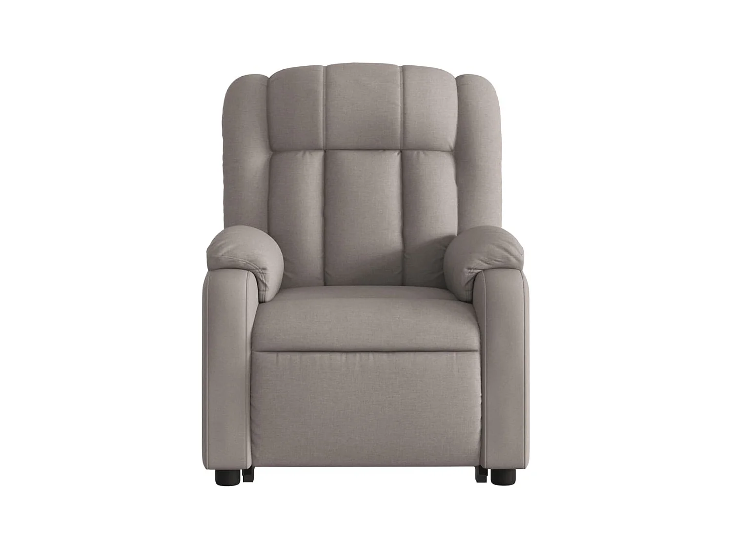 Fauteuil inclinable taupe tissu