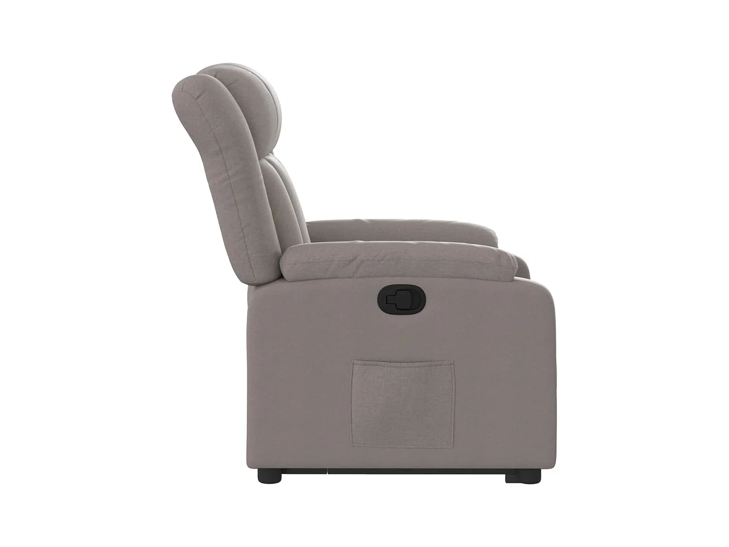 Fauteuil inclinable taupe tissu