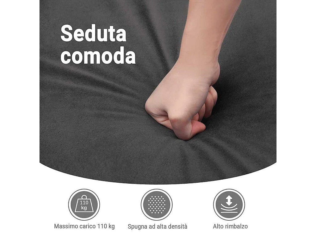 Fauteuil inclinable électrique noir velours