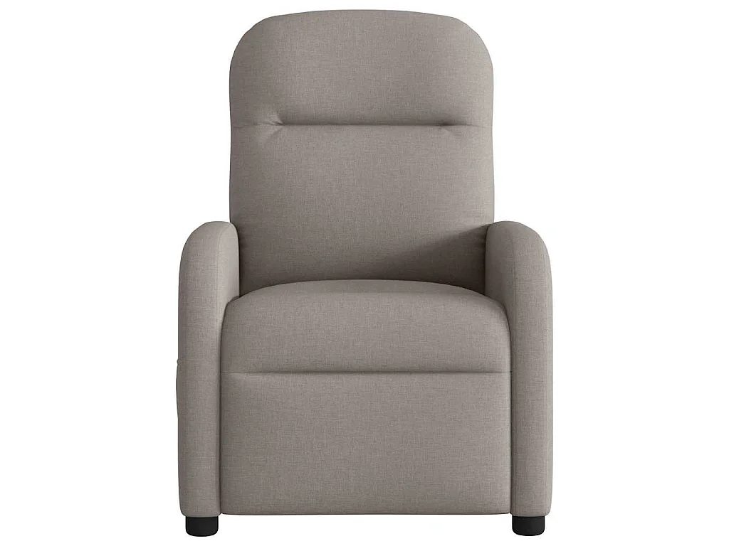Massagestoel elektrisch verstelbaar stof taupe