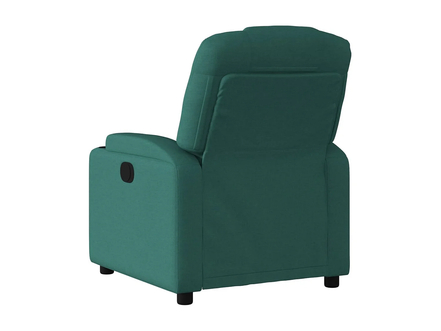 Fauteuil inclinable électrique Vert foncé Tissu