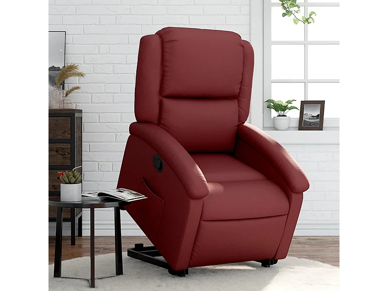 Fauteuil inclinable Rouge bordeaux Similicuir