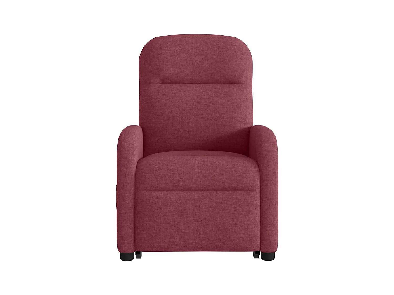 Fauteuil inclinable de massage Rouge bordeaux Tissu