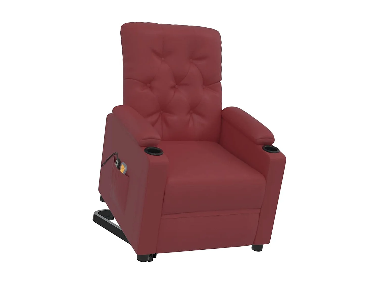 Fauteuil de massage Rouge bordeaux Similicuir