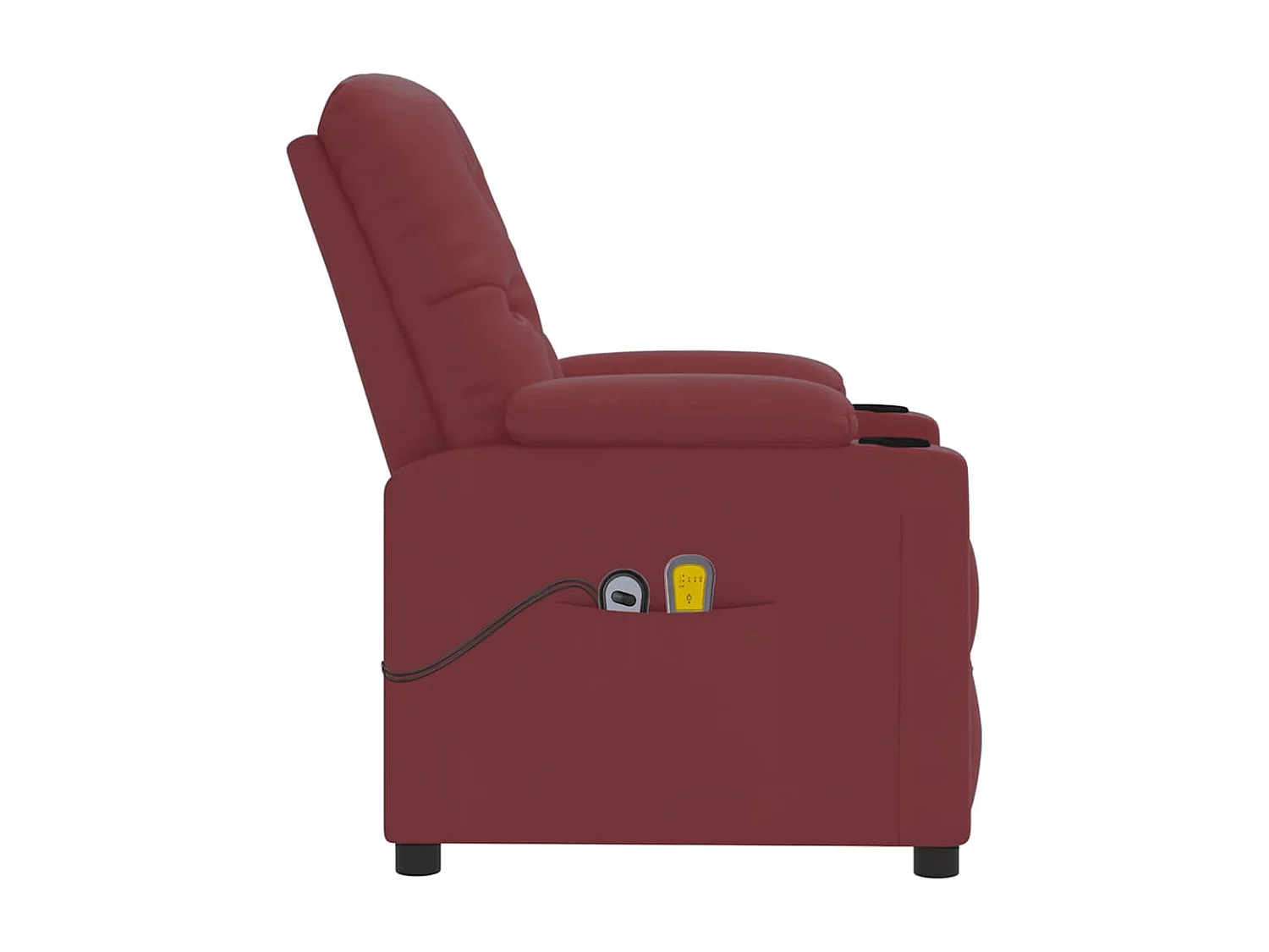 Fauteuil de massage Rouge bordeaux Similicuir