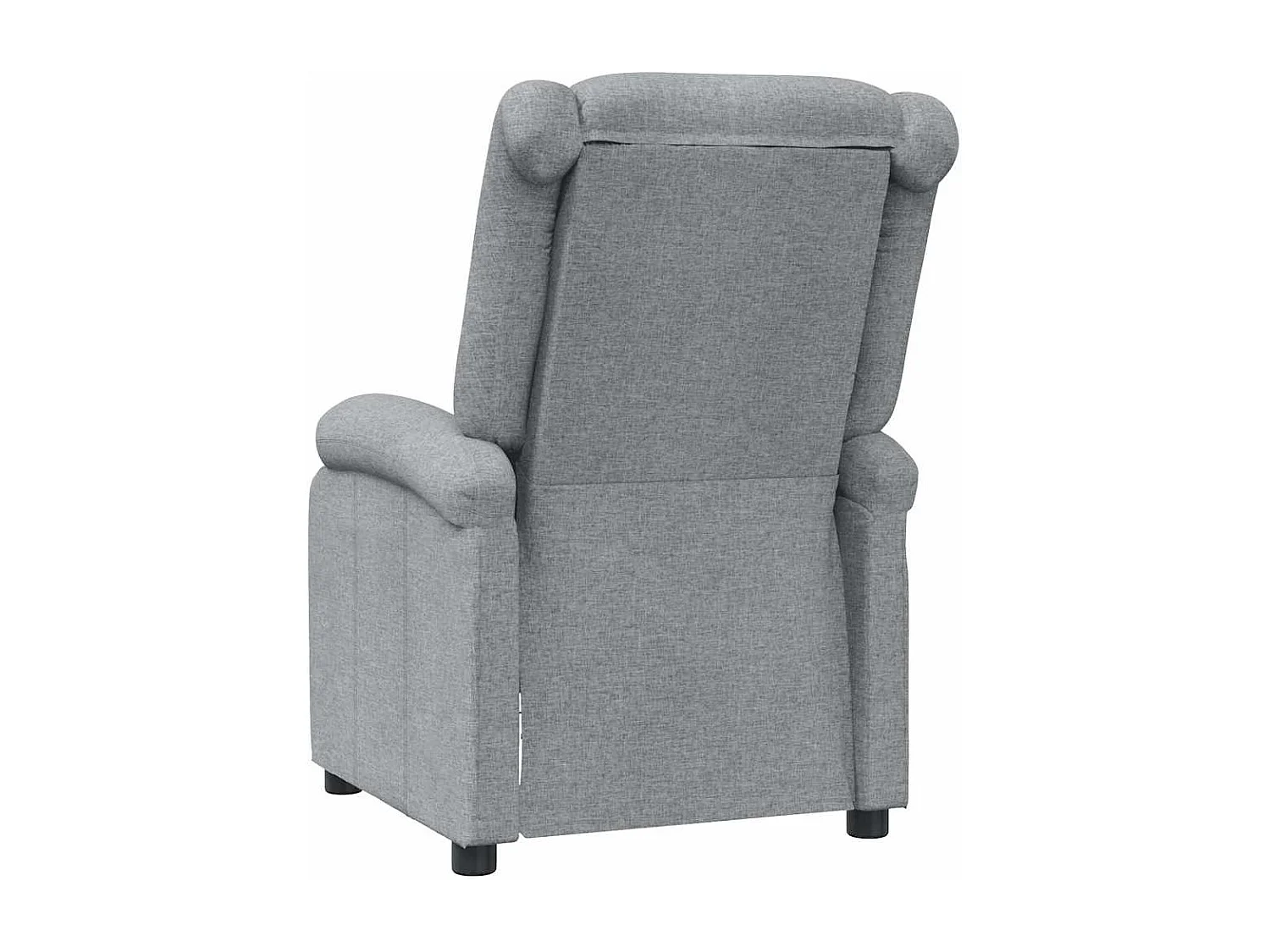 Poltrona Massaggiante in Tessuto Grigio Chiaro