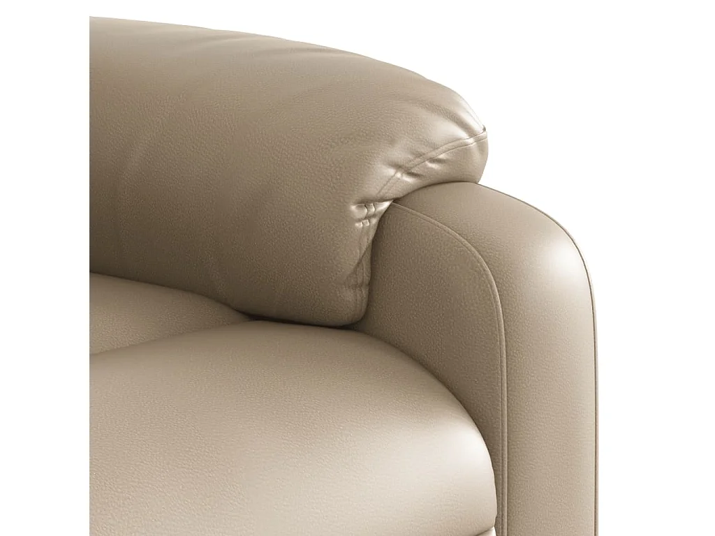 Fauteuil inclinable de massage Cappuccino Similicuir