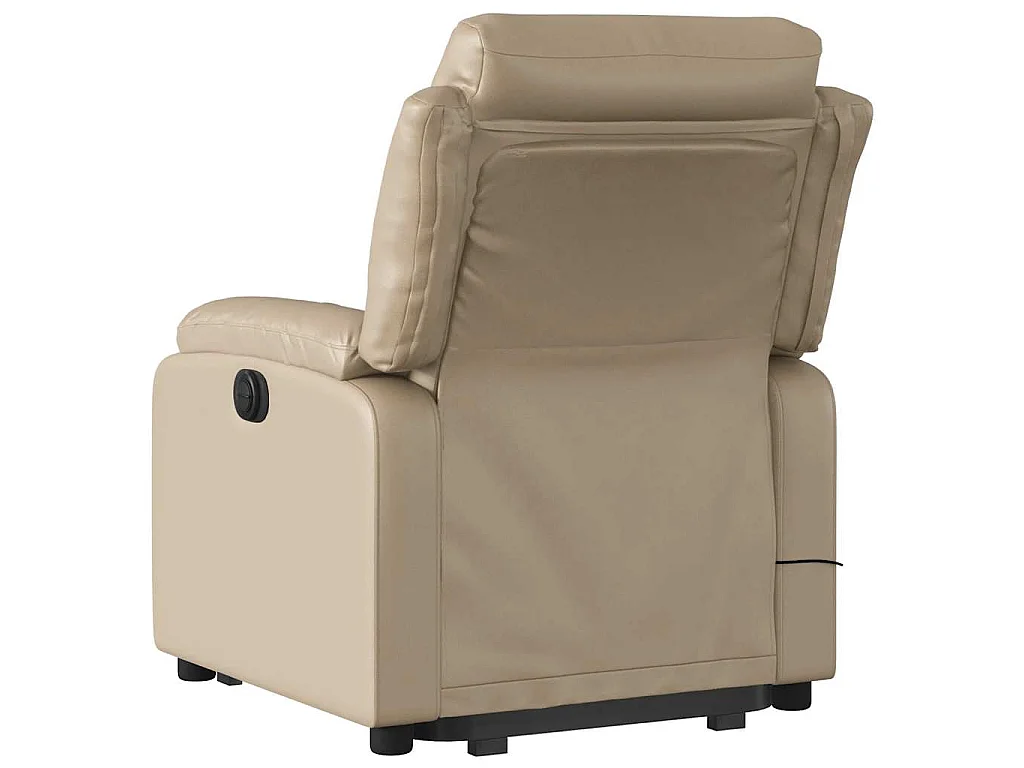 Fauteuil inclinable de massage Cappuccino Similicuir