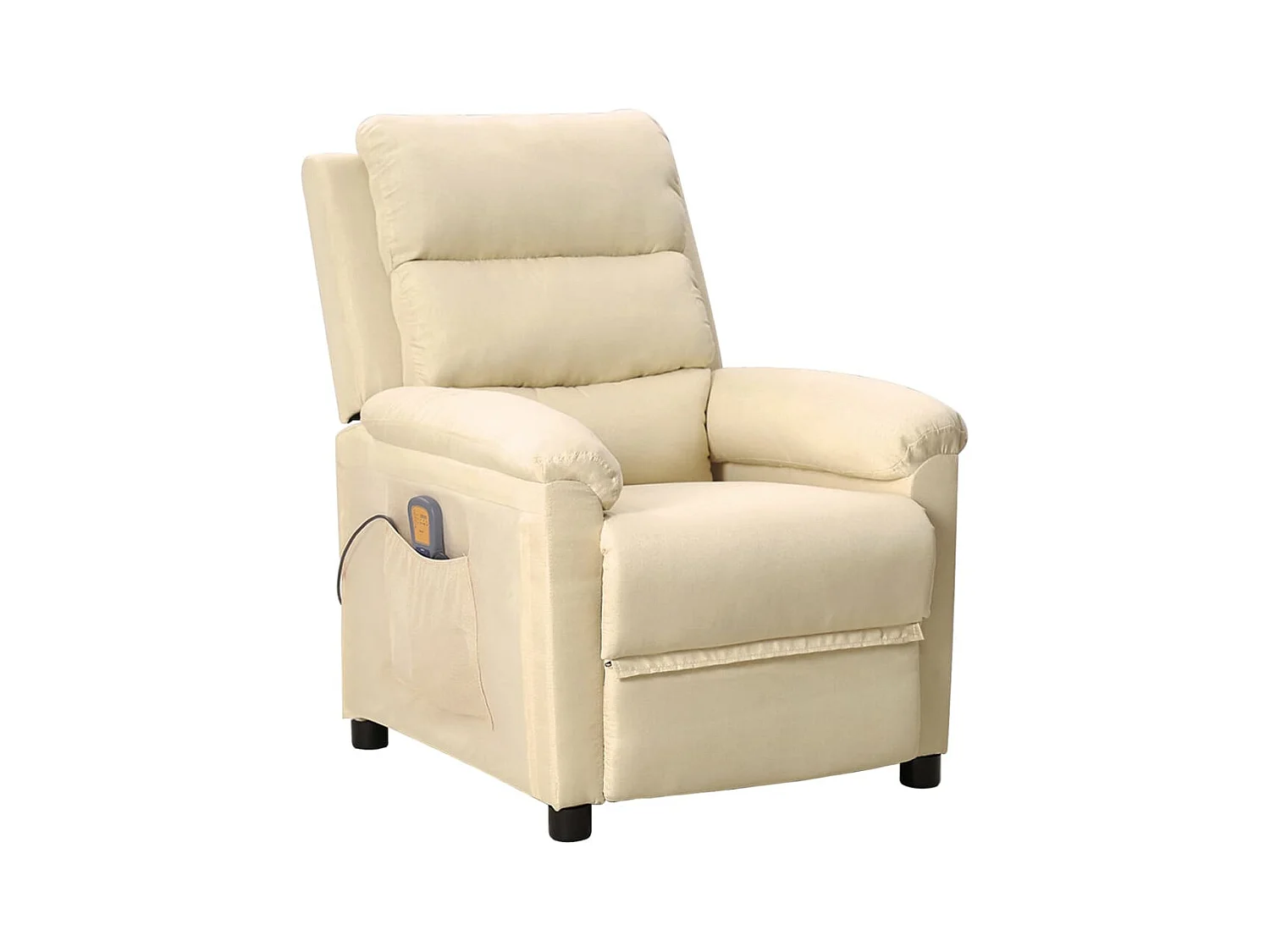 Fauteuil de massage Crème Tissu