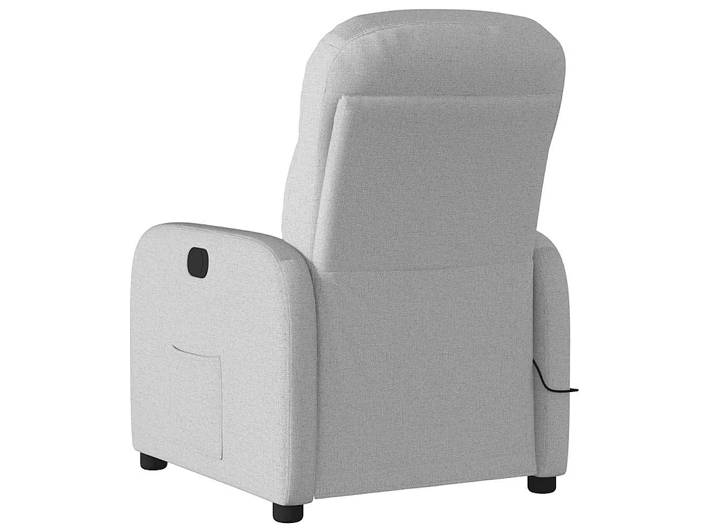 Massagesessel Elektrisch Wolkengrau Stoff