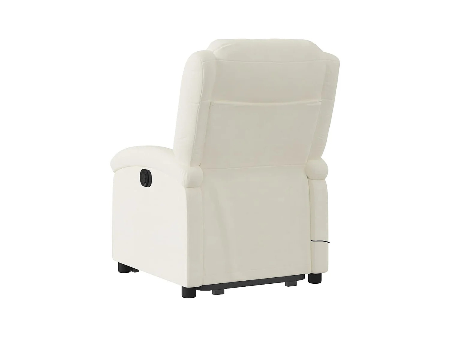 Fauteuil de massage inclinable Crème Velours