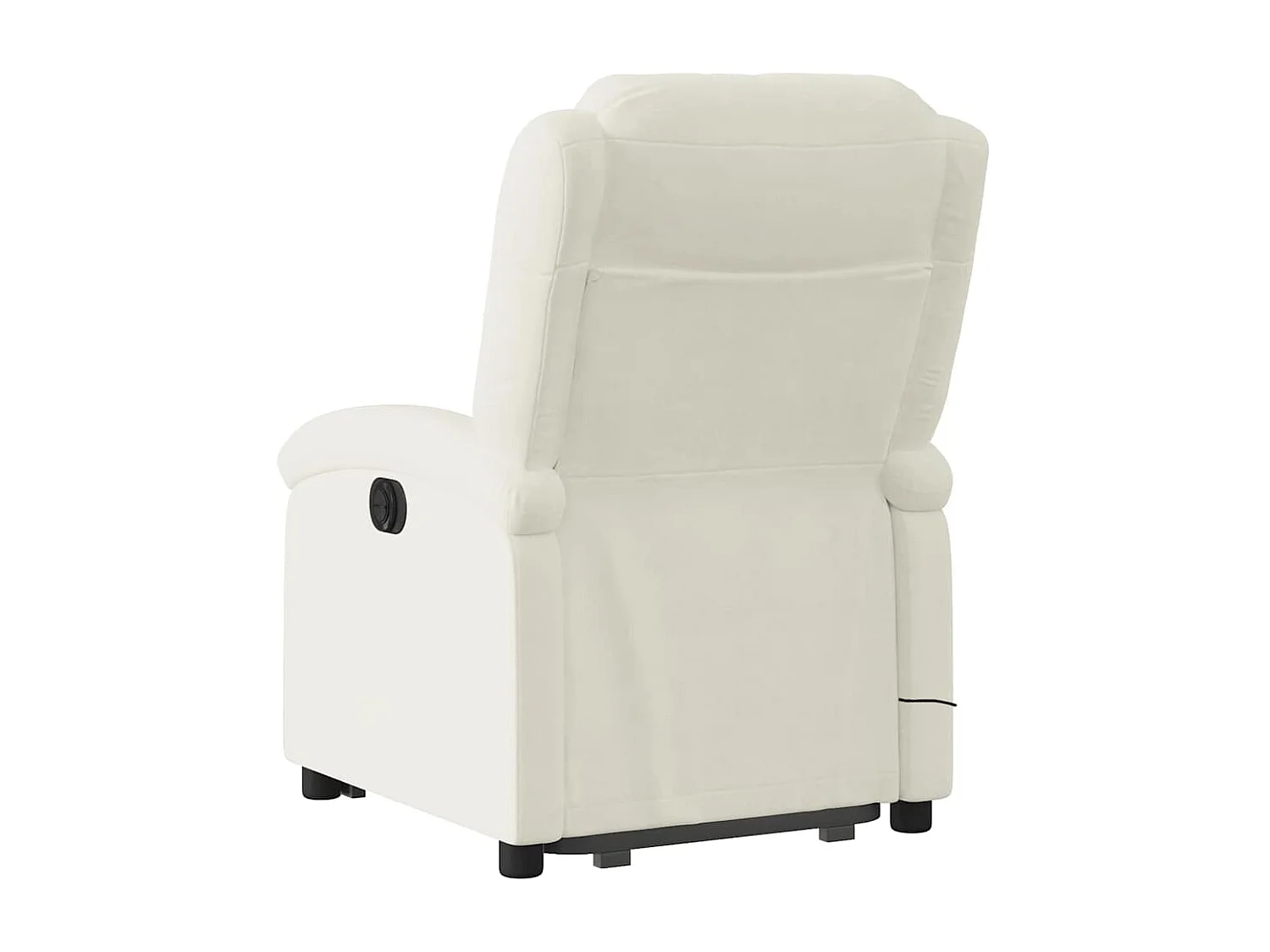 Fauteuil de massage inclinable Crème Velours