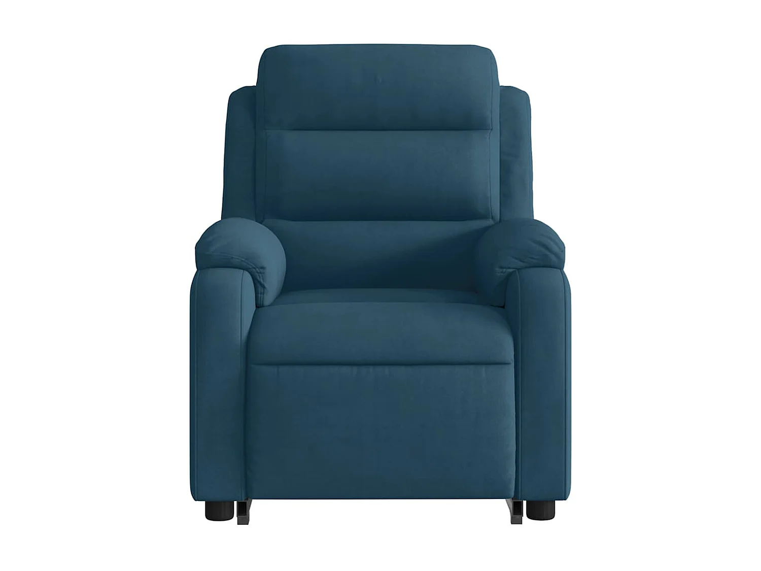 Fauteuil de massage inclinable Bleu Velours