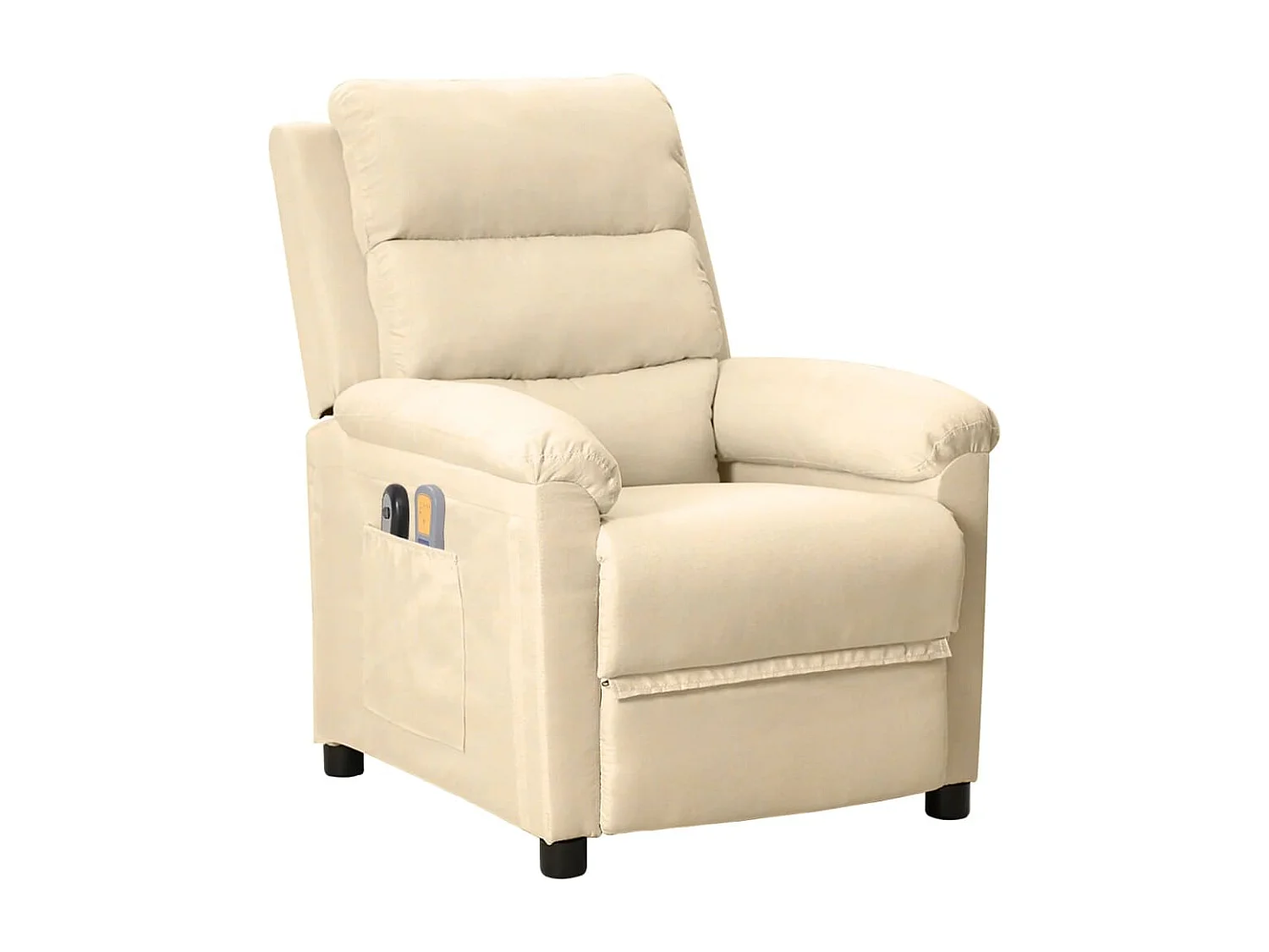 Fauteuil électrique de massage Crème Tissu