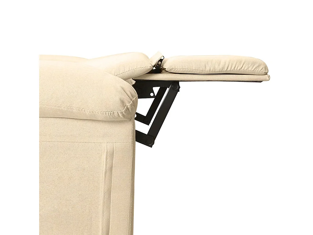 Fauteuil électrique de massage Crème Tissu