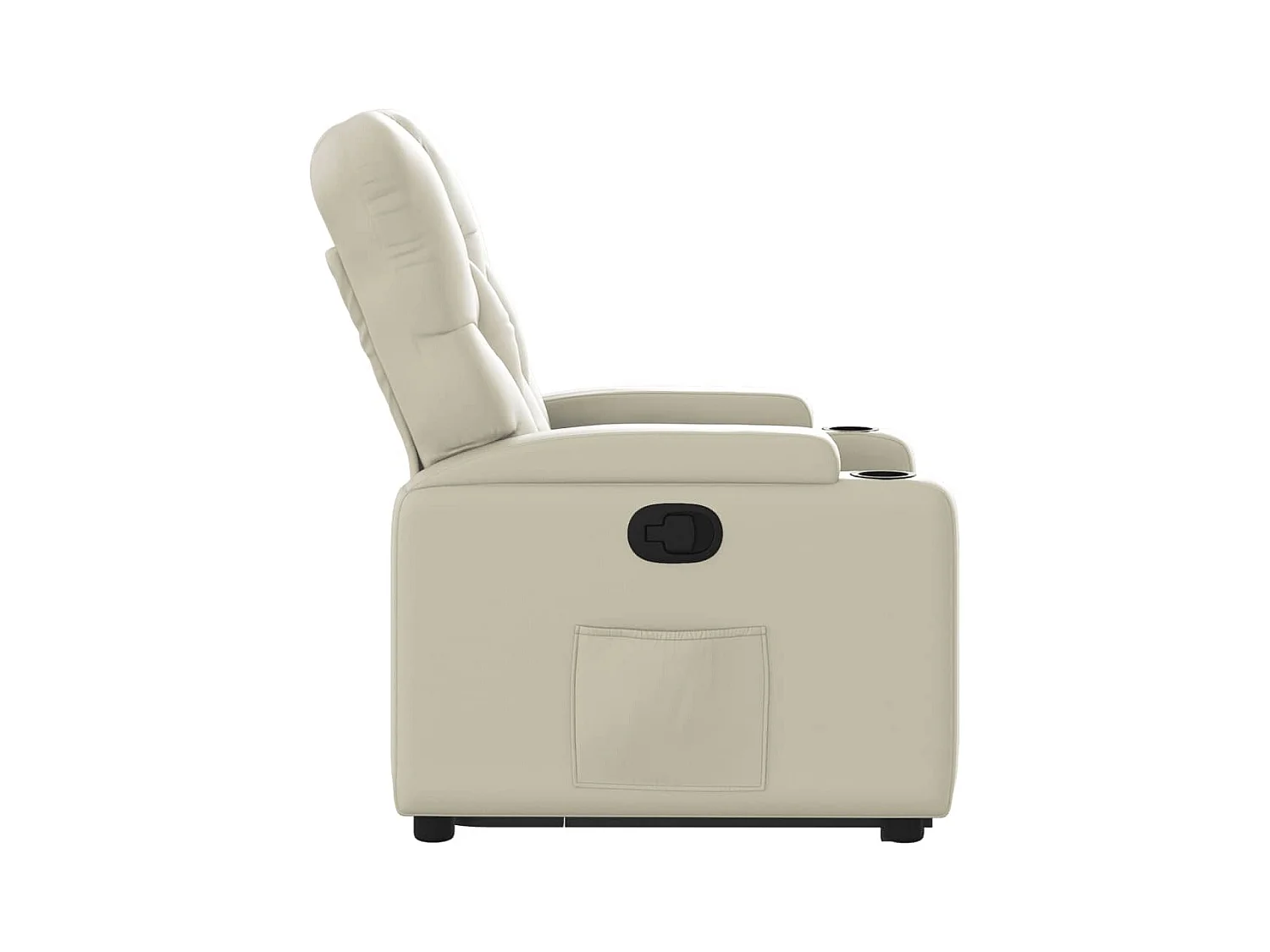 Fauteuil inclinable Crème Similicuir