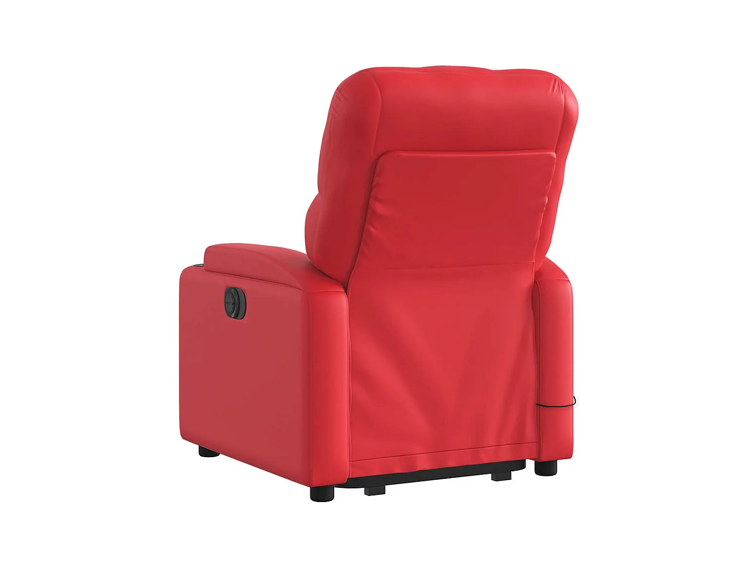 Fauteuil inclinable de massage Rouge Similicuir