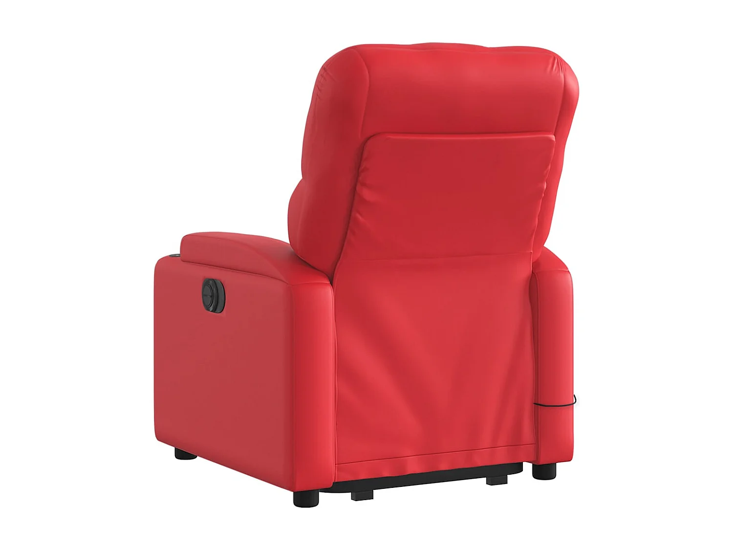 Fauteuil inclinable de massage Rouge Similicuir