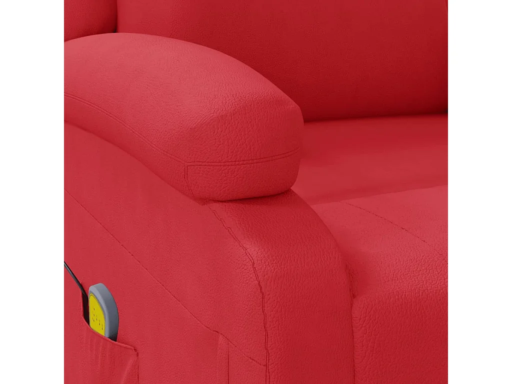 Fauteuil de massage Rouge Similicuir