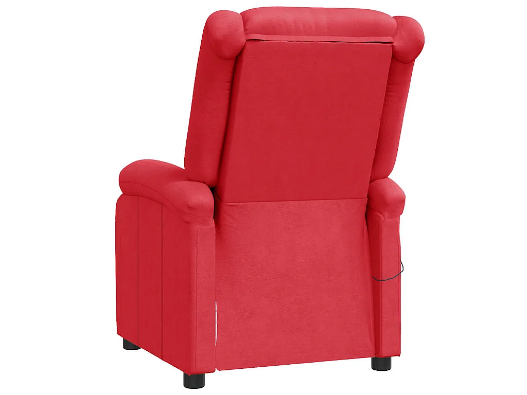 Fauteuil de massage Rouge Similicuir