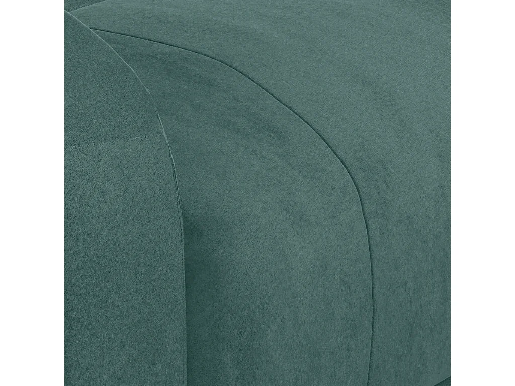 Poltrona de massagens elétrica veludo verde-escuro