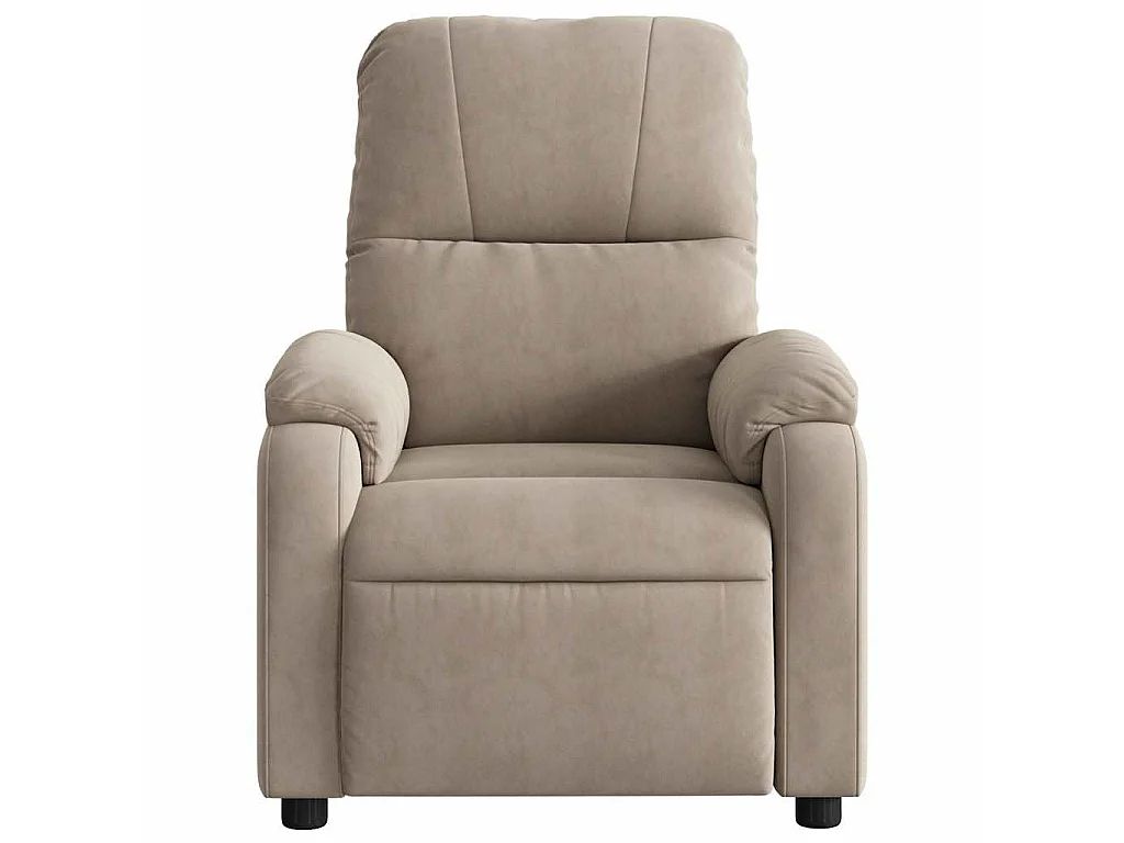 Fauteuil inclinable de massage électrique taupe