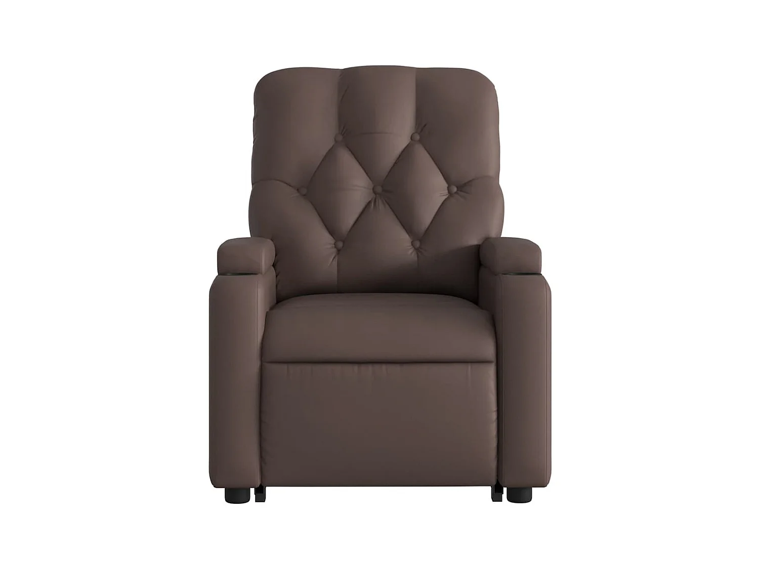 Fauteuil inclinable de massage Marron Similicuir