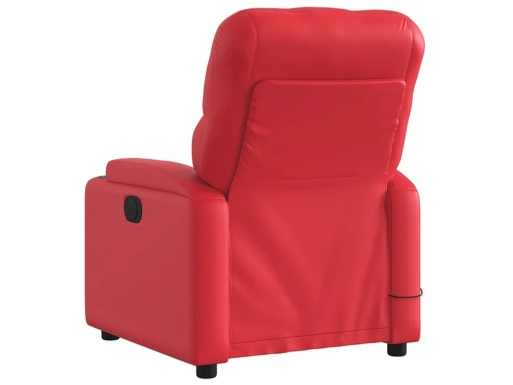 Massagesessel Rot Kunstleder